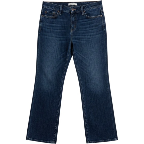 Levi's Denim - Levi's 512 Perfectly Slim Boot Cut Jeans Wom Sz 14 Medium Blue Denim Mid Rise